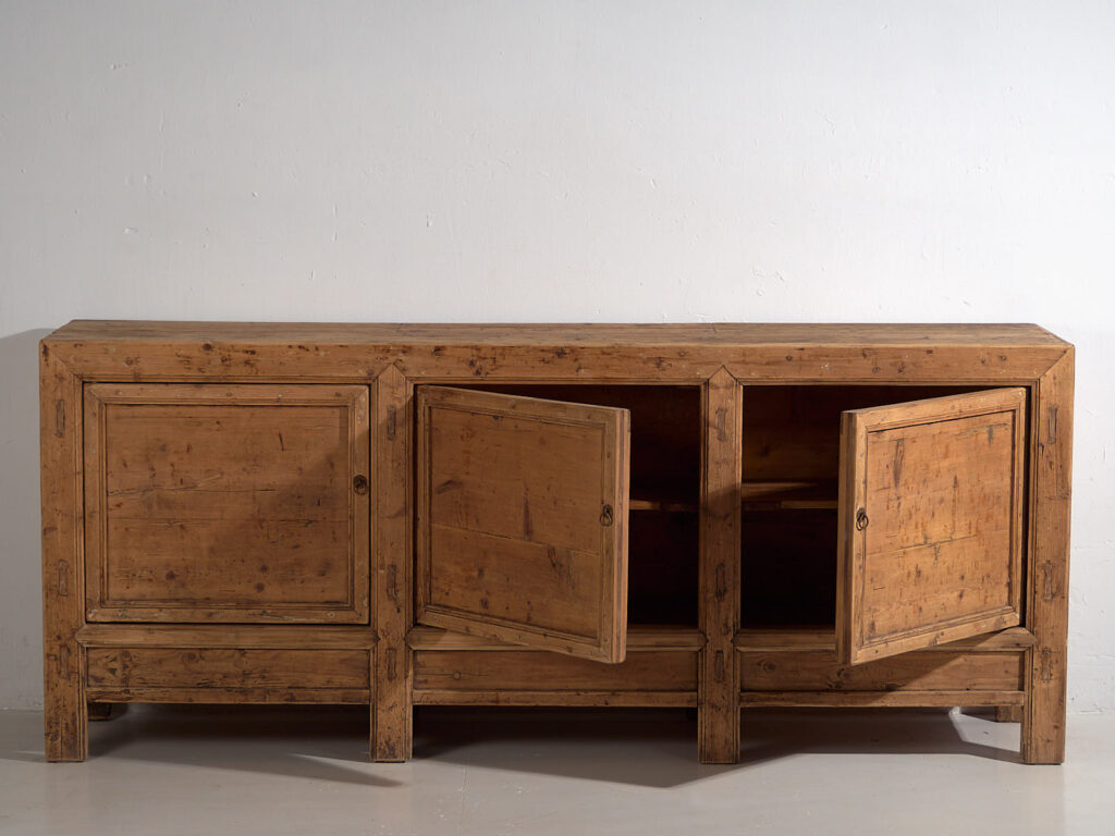 Ancien buffet chinois à trois portes (vers 1900) #63