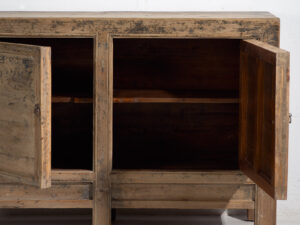 Pequeño aparador antiguo con pátina de color gris (c.1900) #80