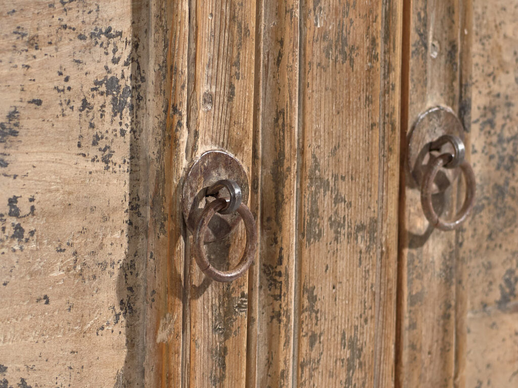 Pequeño aparador antiguo con pátina de color gris (c.1900) #80