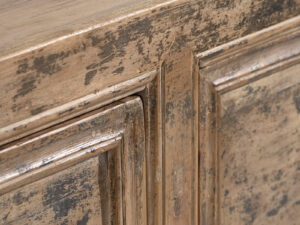 Pequeño aparador antiguo con pátina de color gris (c.1900) #80