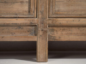 Pequeño aparador antiguo con pátina de color gris (c.1900) #80