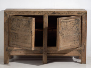 Pequeño aparador antiguo con pátina de color gris (c.1900) #80