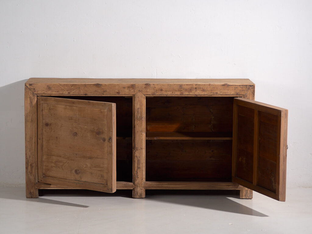 Aparador de dos puertas antiguo (c.1900) #8