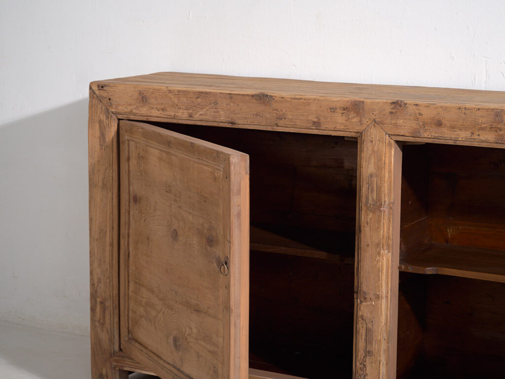 Aparador de dos puertas antiguo (c.1900) #8