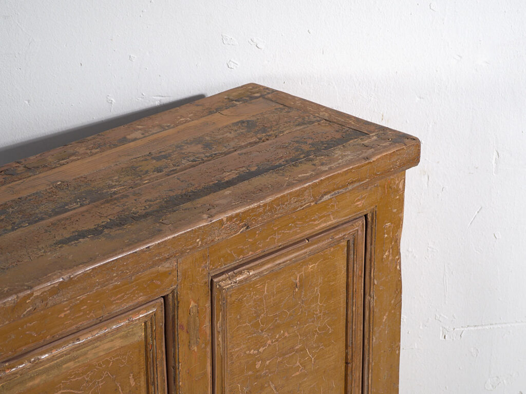 Aparador antiguo con pátina de color ocre (c.1900) #11