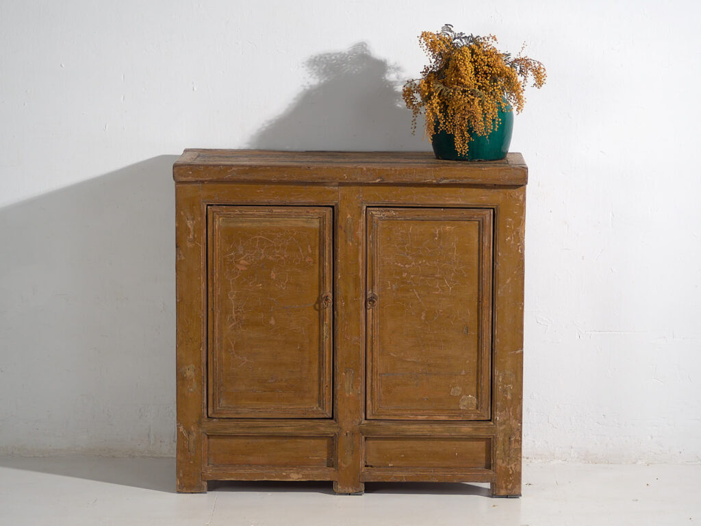 Aparador antiguo con pátina de color ocre (c.1900) #11