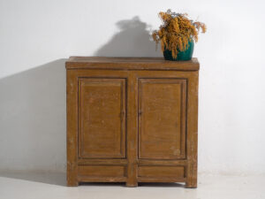 Aparador antiguo con pátina de color ocre (c.1900) #11
