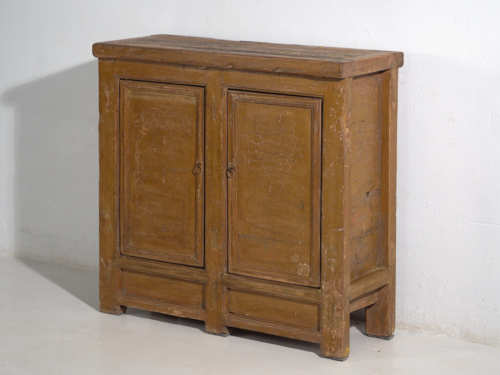 Aparador antiguo con pátina de color ocre (c.1900) #11