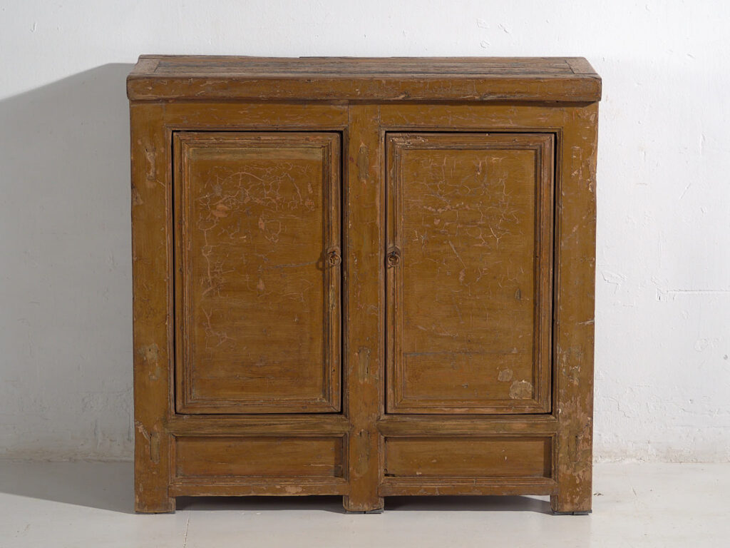 Aparador antiguo con pátina de color ocre (c.1900) #11