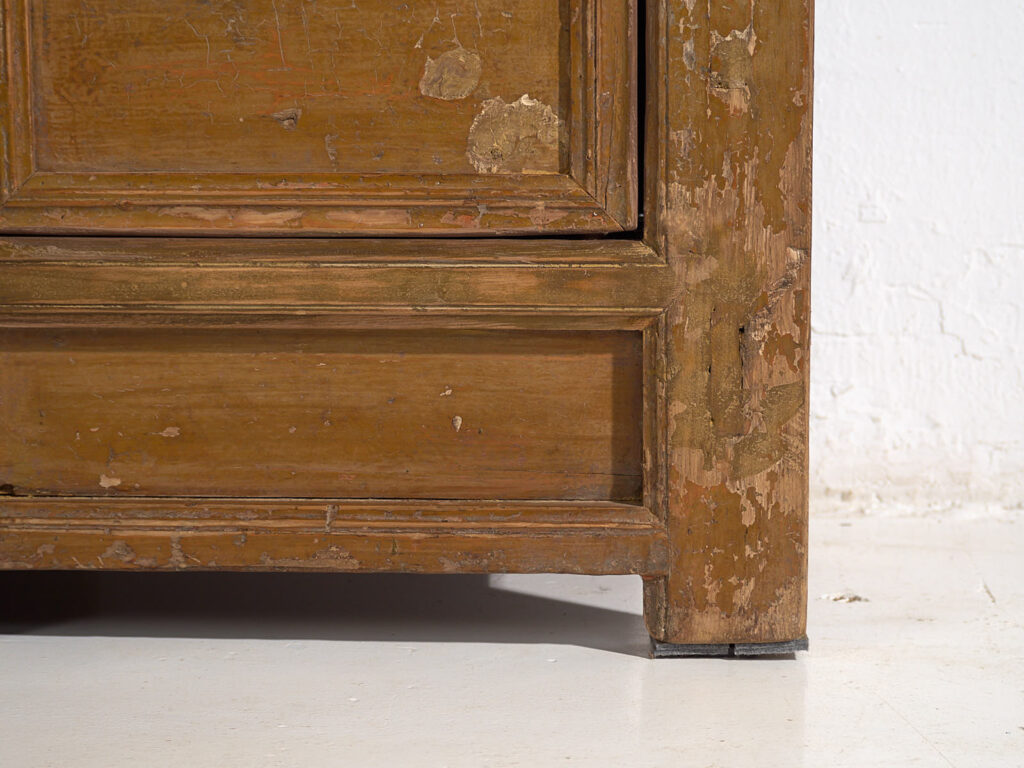 Aparador antiguo con pátina de color ocre (c.1900) #11