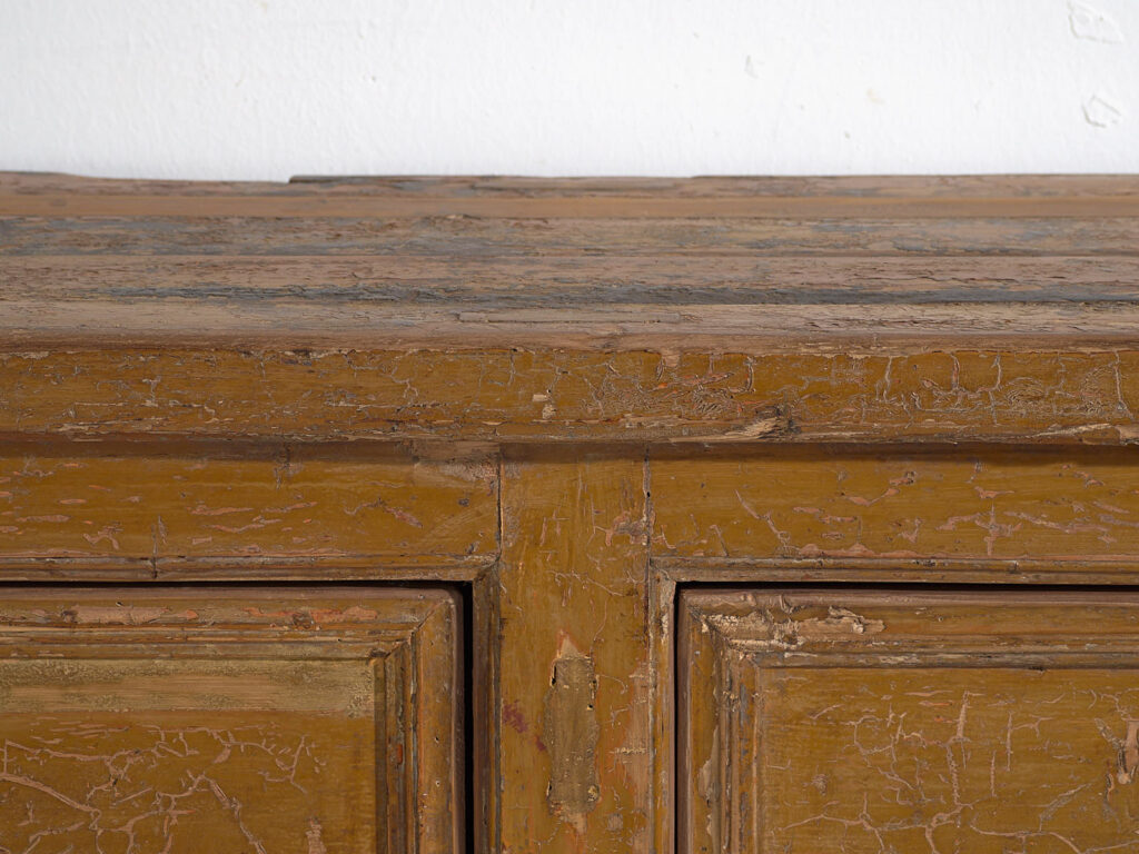 Aparador antiguo con pátina de color ocre (c.1900) #11