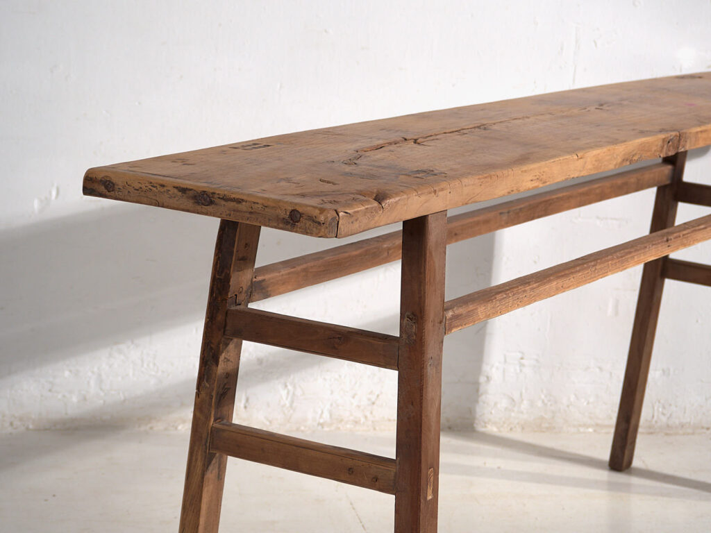 Mesa consola alta antigua (c.1900) #36