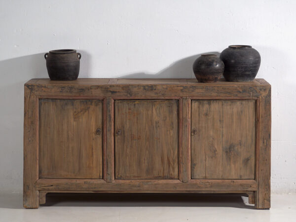 Aparador oriental antiguo de tres puertas (c.1900) #50