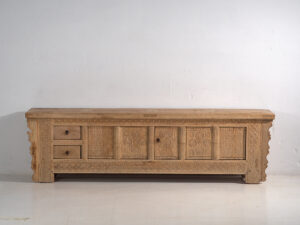 Antiguo mueble TV tallado a mano (c.1900) #53