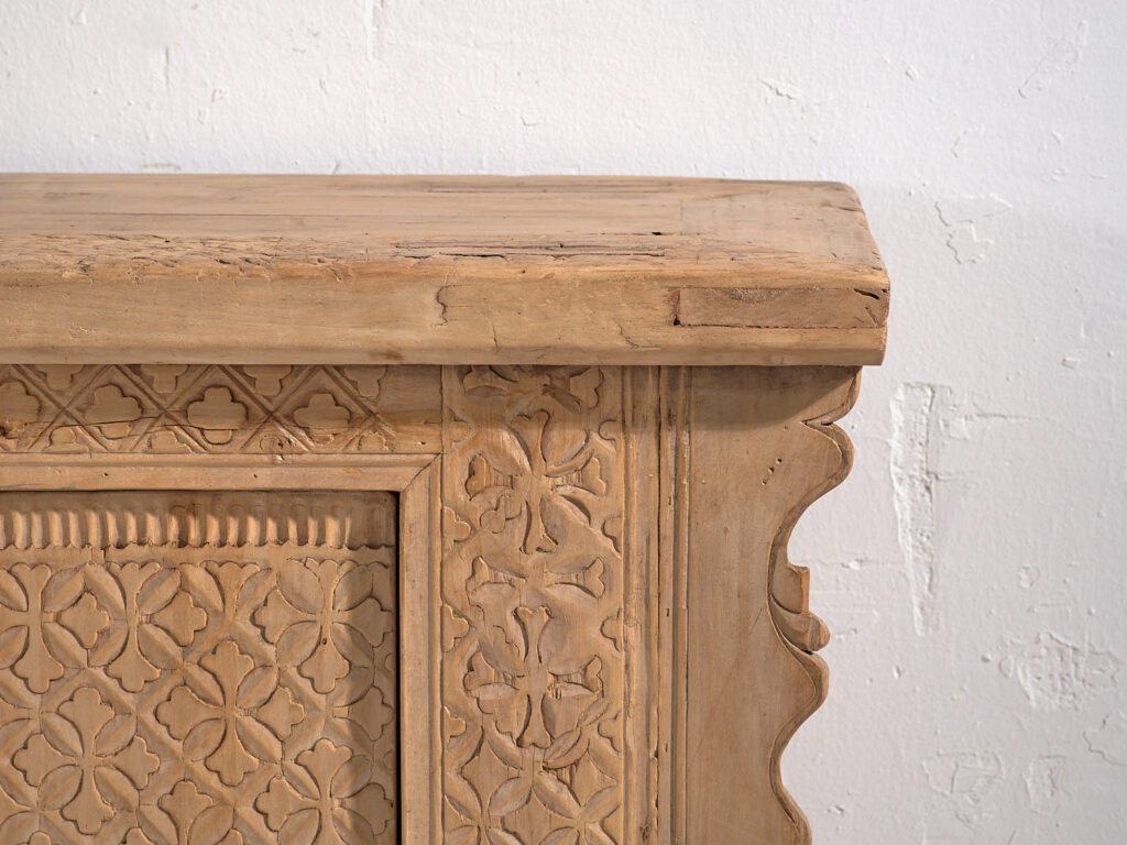 Antiguo mueble TV tallado a mano (c.1900) #53