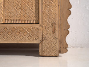 Antiguo mueble TV tallado a mano (c.1900) #53