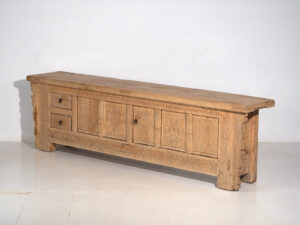 Antiguo mueble TV tallado a mano (c.1900) #53