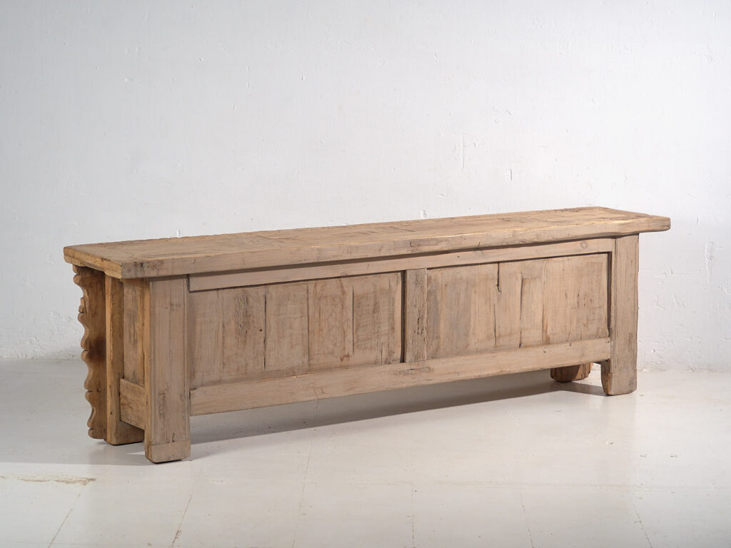 Antiguo mueble TV tallado a mano (c.1900) #53