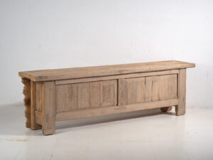 Antiguo mueble TV tallado a mano (c.1900) #53