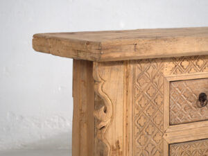 Antiguo mueble TV tallado a mano (c.1900) #53