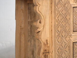 Antiguo mueble TV tallado a mano (c.1900) #53