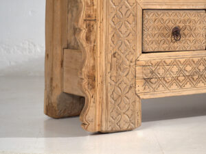 Antiguo mueble TV tallado a mano (c.1900) #53