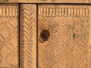 Aparador bajo antiguo de estilo oriental (c.1900) #56