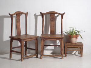 Sillas chinas antiguas con respaldo alto (c.1900) #63
