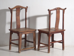 Sillas chinas antiguas con respaldo alto (c.1900) #63