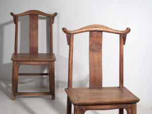 Sillas chinas antiguas con respaldo alto (c.1900) #63