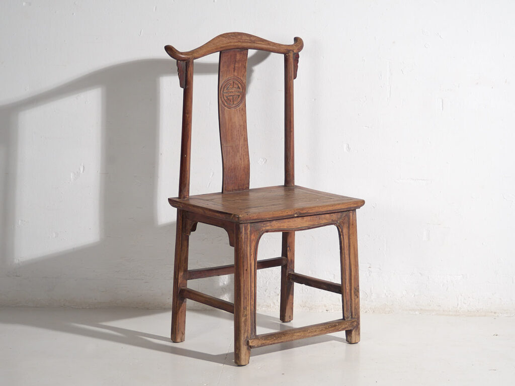 Sillas chinas antiguas con respaldo alto (c.1900) #63