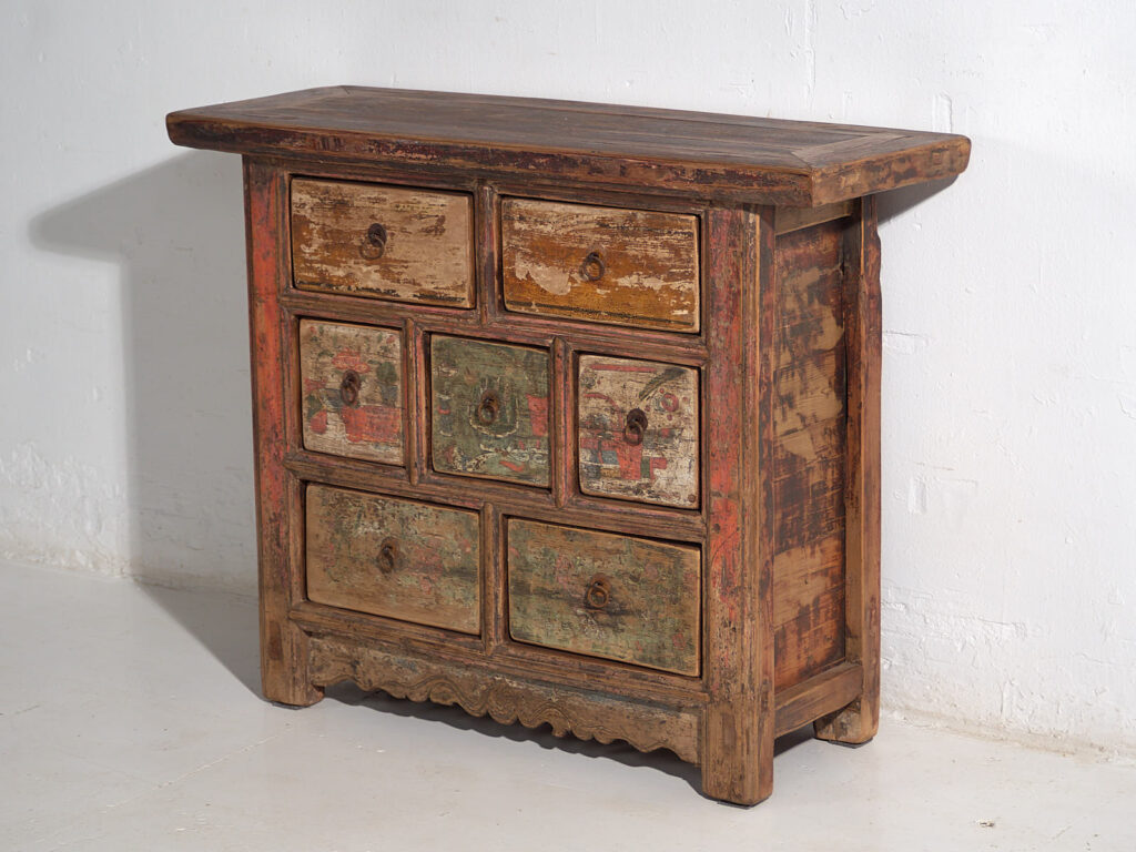 Aparador asiático antiguo (c.1900) #66