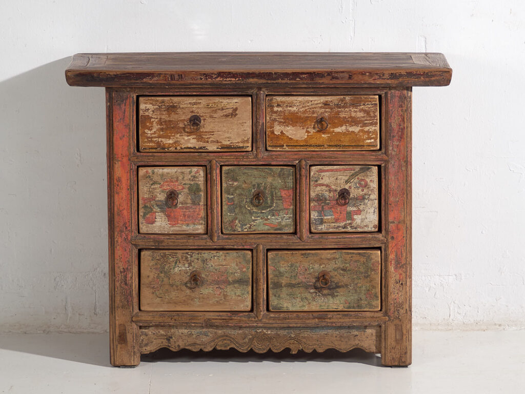 Aparador asiático antiguo (c.1900) #66