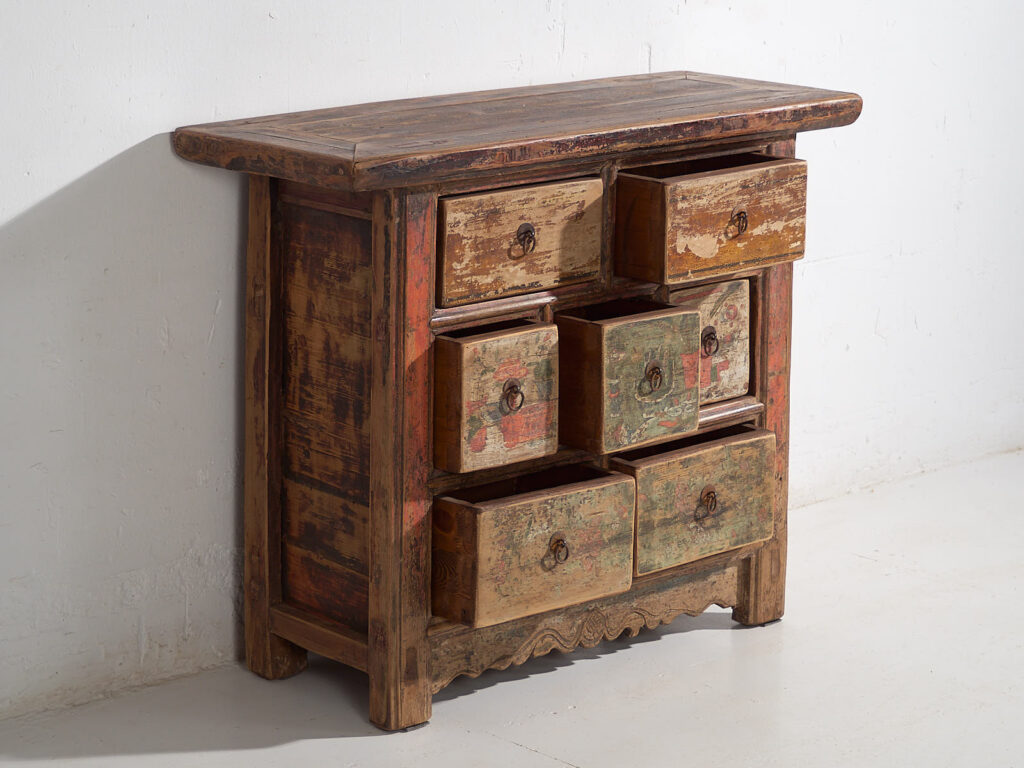 Aparador asiático antiguo (c.1900) #66