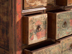 Aparador asiático antiguo (c.1900) #66