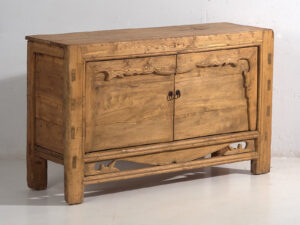 Aparador pequeño antiguo de dos puertas (c.1900) #4