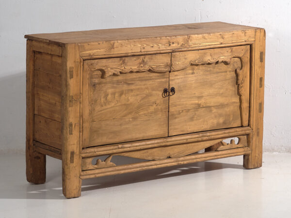 Petit buffet ancien à deux portes (c.1900) #4