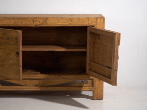 Aparador pequeño antiguo de dos puertas (c.1900) #4