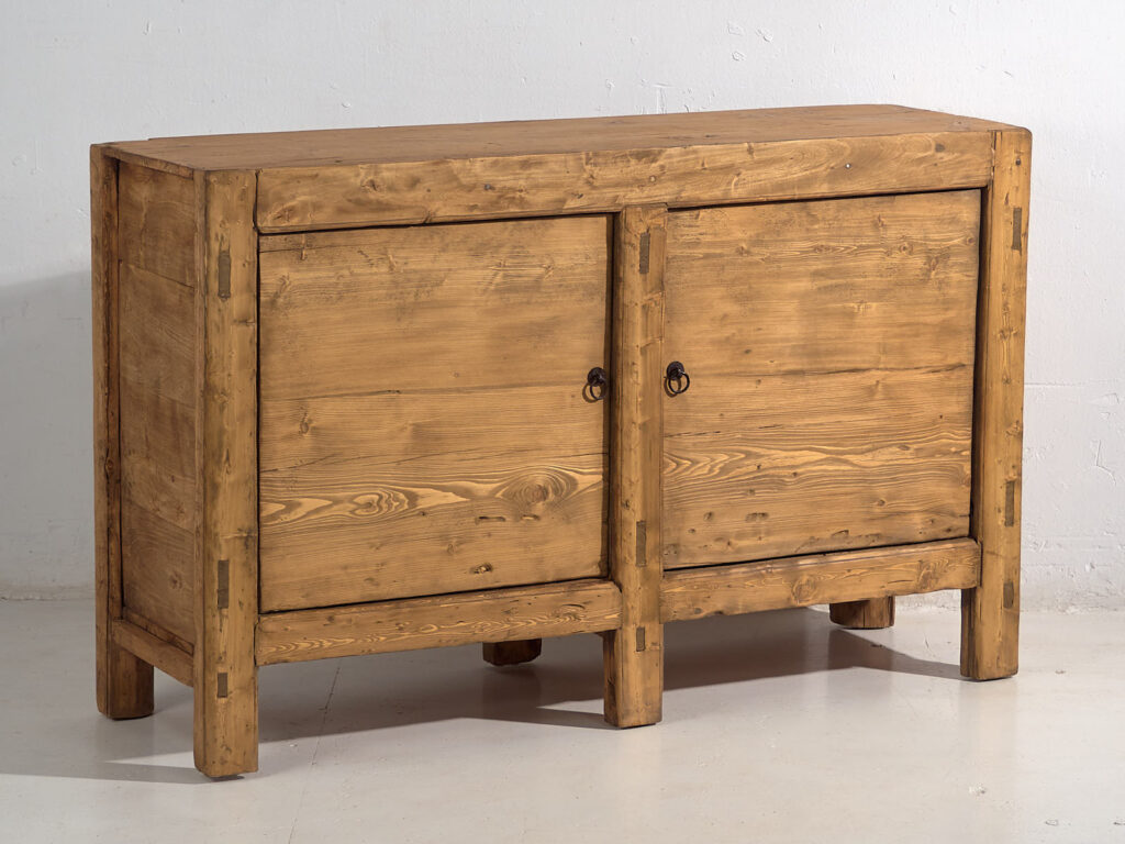 Aparador de dos puertas antiguo (c.1900) #9