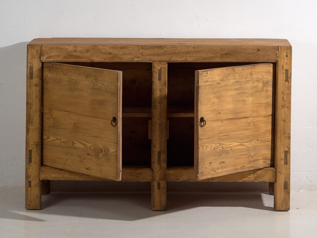 Aparador de dos puertas antiguo (c.1900) #9