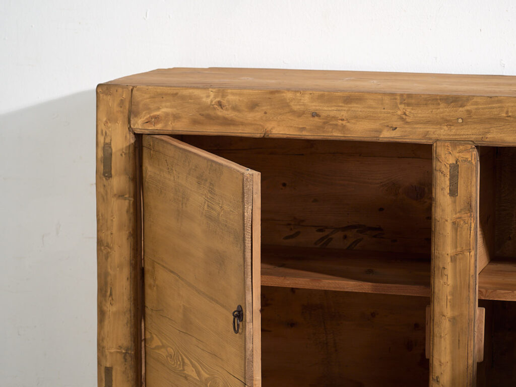 Aparador de dos puertas antiguo (c.1900) #9