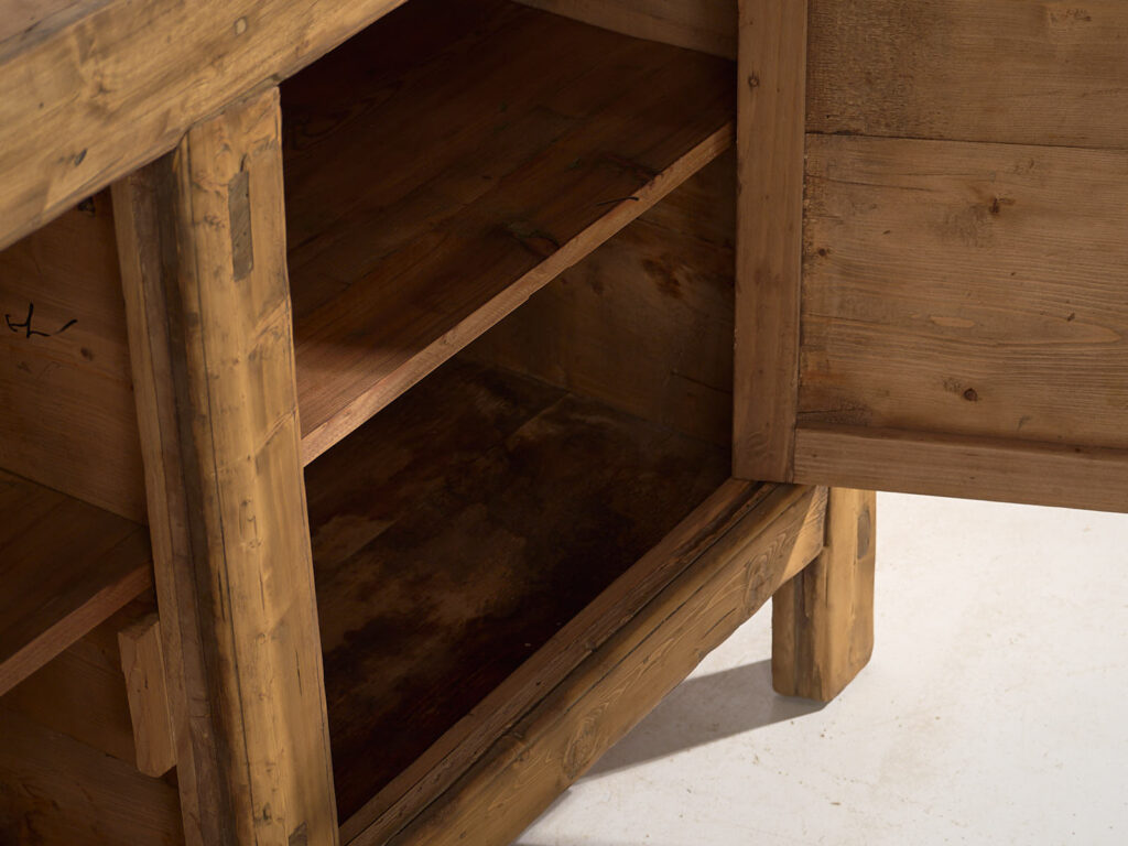 Aparador de dos puertas antiguo (c.1900) #9