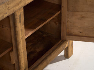 Aparador de dos puertas antiguo (c.1900) #9