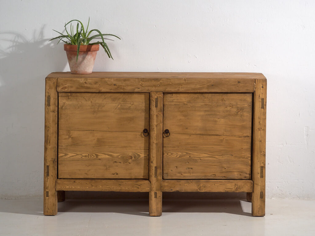 Aparador de dos puertas antiguo (c.1900) #9