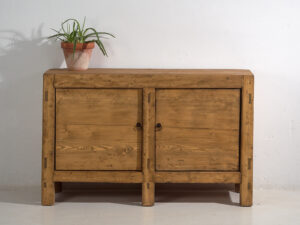 Aparador de dos puertas antiguo (c.1900) #9