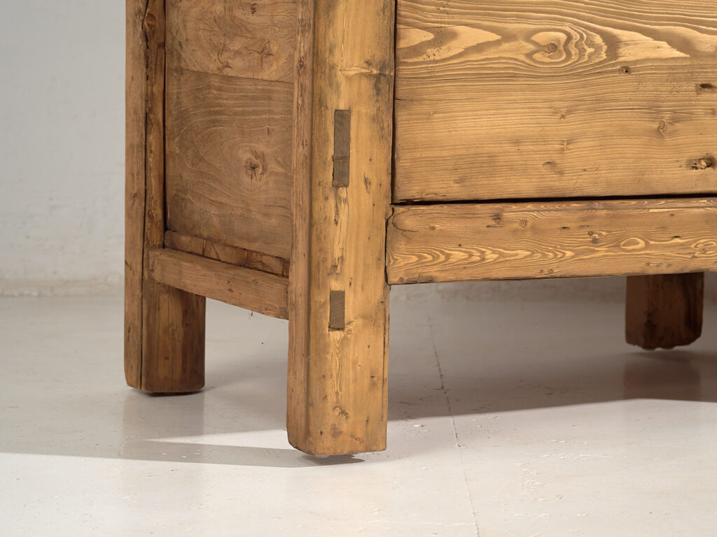 Aparador de dos puertas antiguo (c.1900) #9