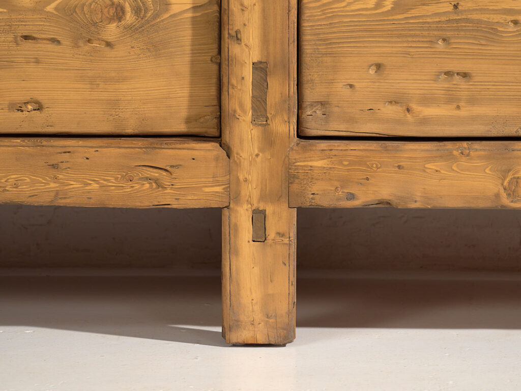 Aparador de dos puertas antiguo (c.1900) #9