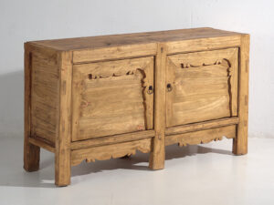 Aparador de dos puertas antiguo (c.1900) #11