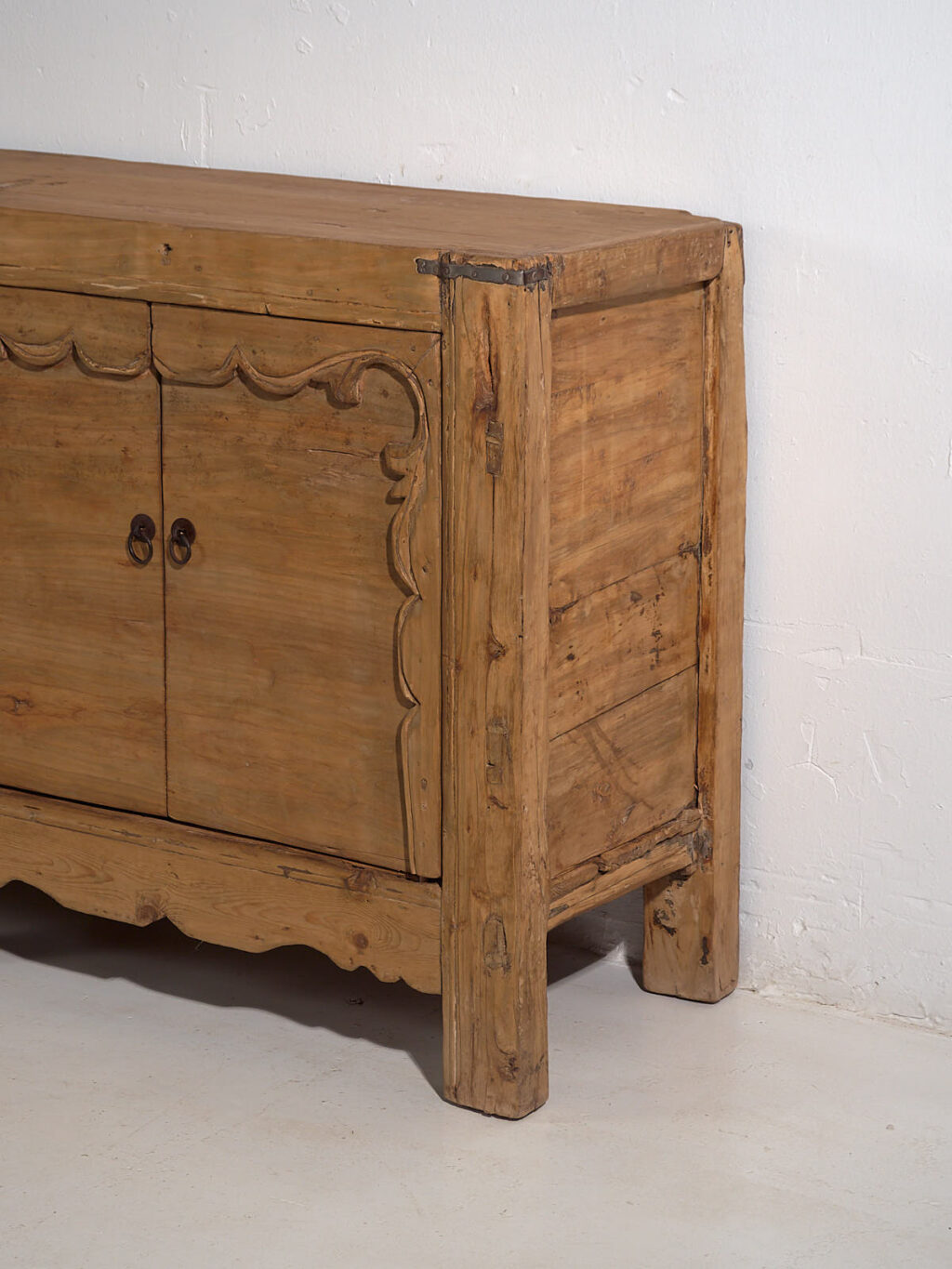 Antique Chinese sideboard with four doors (c.1900) #12