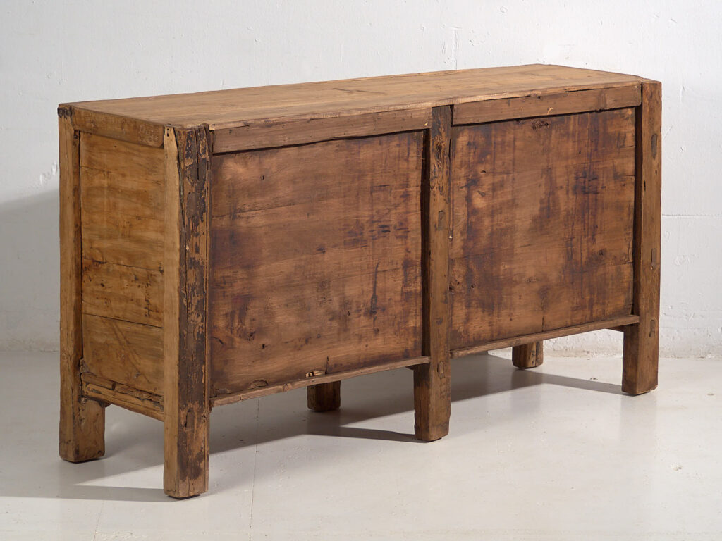 Antique Chinese sideboard with four doors (c.1900) #12